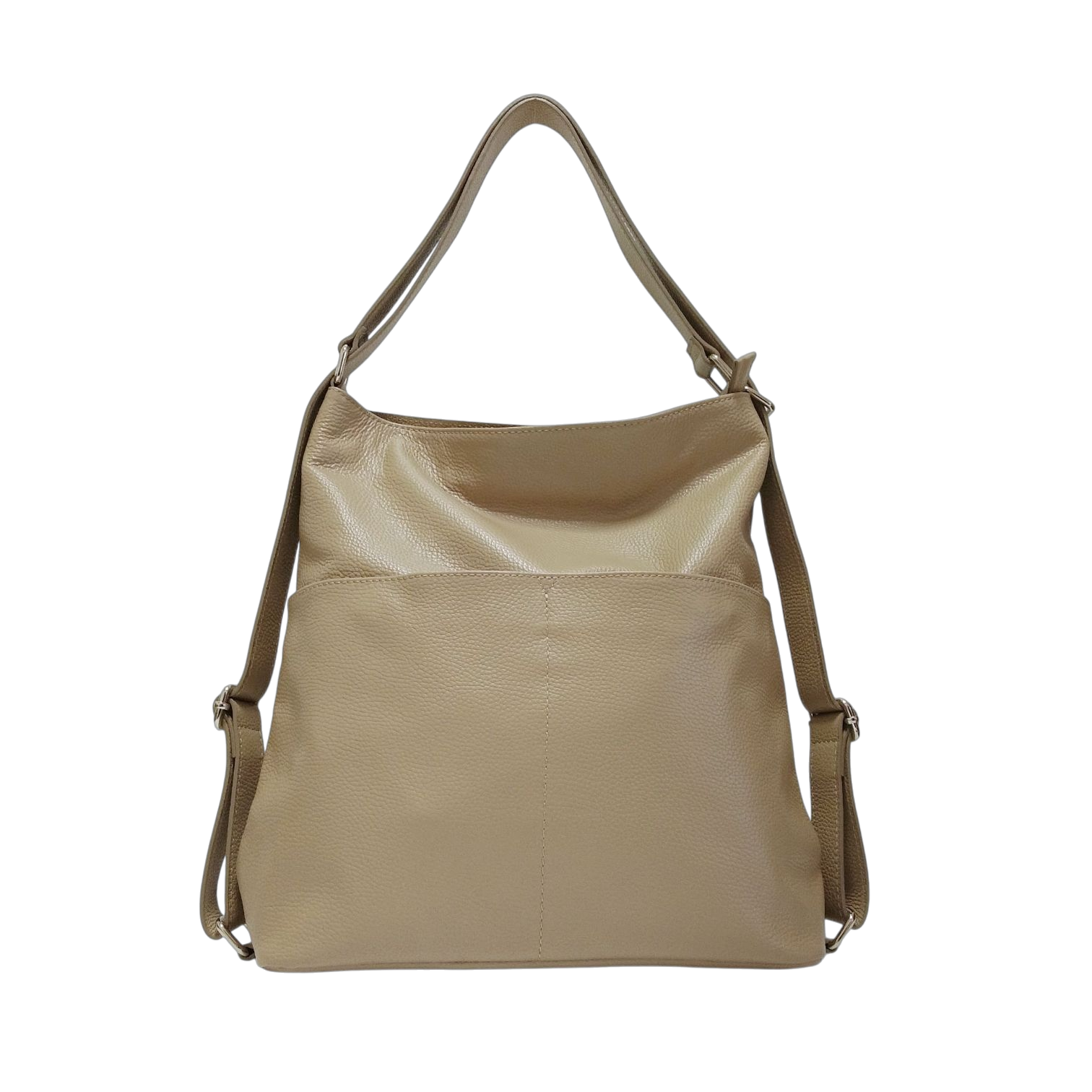 BW2615-BORSA A SPALLA E ZAINO - Beige